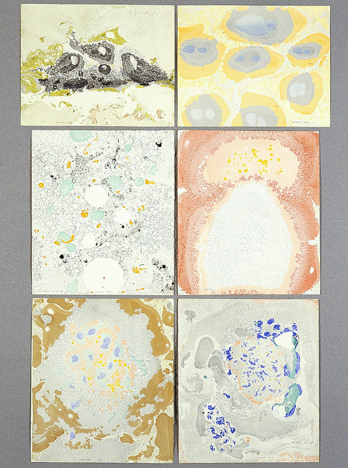 Colori galleggianti, 1939 acquerello liquido su carta