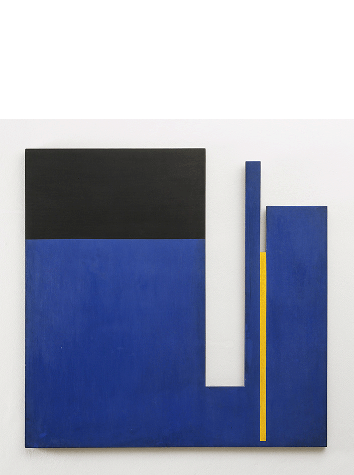 Negativo-positivo, 1953 olio su tavola, cm 100x100